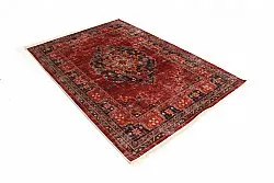 Tapis Wilton - Soussi (rouge/multicolore)