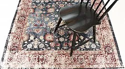 Tapis Wilton - Bouhjar (bleu foncé/multicolore)