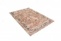 Tapis rond - Douz (rouge/multicolore)