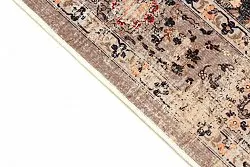 Tapis rond - Bouhjar (beige/multicolore)