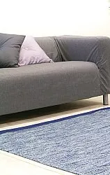 Tapis patchwork - Slite (bleu)