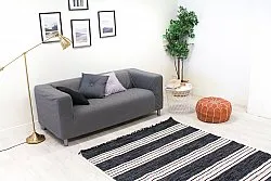 Tapis patchwork - Kajsa (noir)