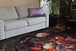 Tapis rond - Rich Flowers (multi)