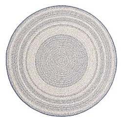 Tapis rond - Indoor/Outdoor Angus (bleu)