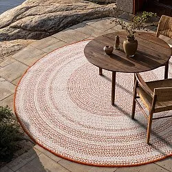 Tapis rond - Indoor/Outdoor Angus (rouge)