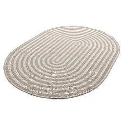 Tapis ovale - Indoor/outdoor Leander (beige)