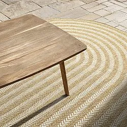 Tapis ovale - Indoor/outdoor Leander (nature)