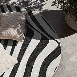 Tapis Intérieurs/Extérieurs - utomhusmatta - Remina (noir/blanc)