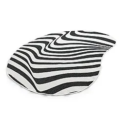 Tapis Intérieurs/Extérieurs - utomhusmatta - Remina (noir/blanc)
