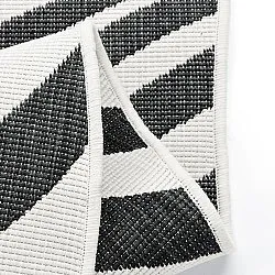 Tapis Intérieurs/Extérieurs - utomhusmatta - Remina (noir/blanc)