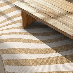 Tapis Intérieurs/Extérieurs - utomhusmatta - Remina (nature/blanc)