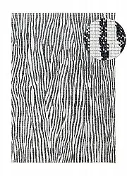Tapis Intérieurs/Extérieurs - utomhusmatta - Vaura (noir/blanc)