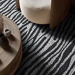 Tapis Intérieurs/Extérieurs - utomhusmatta - Vaura (noir/blanc)