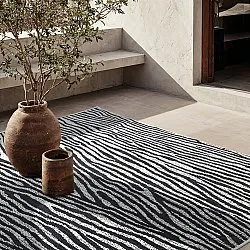 Tapis Intérieurs/Extérieurs - utomhusmatta - Vaura (noir/blanc)