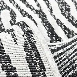Tapis Intérieurs/Extérieurs - utomhusmatta - Vaura (noir/blanc)