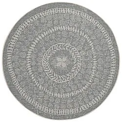 Tapis rond - Indoor/Outdoor Malcolm (gris)