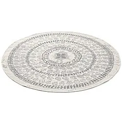Tapis rond - Indoor/Outdoor Malcolm (gris)