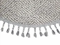 Tapis rond - Intérieur/Extérieur Dakota (gris)