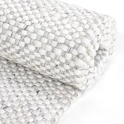 Tapis Intérieurs/Extérieurs - Orta Wool Look (gris clair)