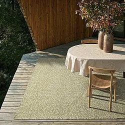 Tapis Intérieurs/Extérieurs - Orta Wool Look (vert mousse)