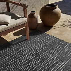 Tapis Intérieurs/Extérieurs - Ragusa (noir/crème)