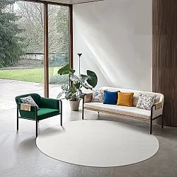 Tapis rond - Intérieur/Extérieur Baldwin (crème)
