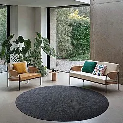 Tapis rond - Monsanto (anthracite)