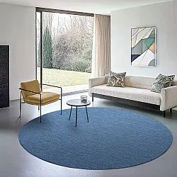 Tapis rond - Monsanto (bleu)