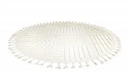 Tapis rond - Campbell (blanc cassé)