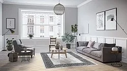 Tapis Wilton - Kuba (blanc)