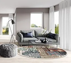 Tapis rond - Linosa (multicolore)