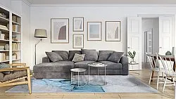Tapis Wilton - Koloa (bleu)