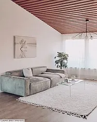 Tapis à poils longs - Orellana (beige)
