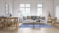 Tapis Wilton - Badem (bleu)