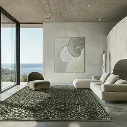 Tapis Wilton - Dara (vert)