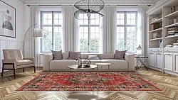 Tapis Wilton - Soussi (rouge/multicolore)