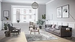 Tapis à poils longs - Cosy (argent)