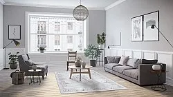 Tapis Wilton - Santi (gris clair)