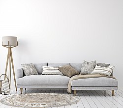 Tapis rond - Adeleine (beige)