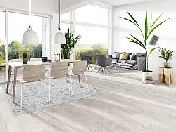 Tapis ronds - Antuco (gris clair)