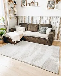 Tapis à poils longs - Frutillar (blanc cassé)