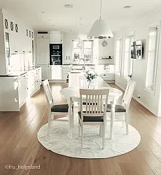 Tapis ronds - Frutillar (blanc cassé)
