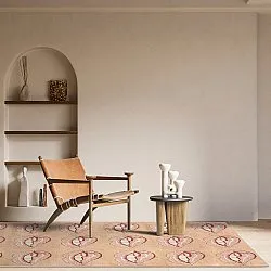 Tapis Wilton - Avery (beige/rose)
