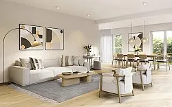 Tapis en laine - Bibury (gris clair)