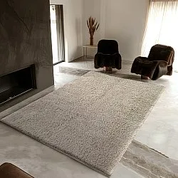 Tapis à poils longs - Enya Natural Cotton Shaggy (naturel)