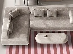 Tapis en coton - Nilo (rose)