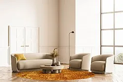 Tapis ronds - Cosy (ocre)