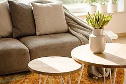 Tapis ronds - Cosy (ocre)