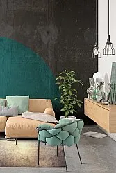 Tapis Wilton - Oristano (marron/doré)