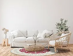 Tapis rond - Arabella (rouge)